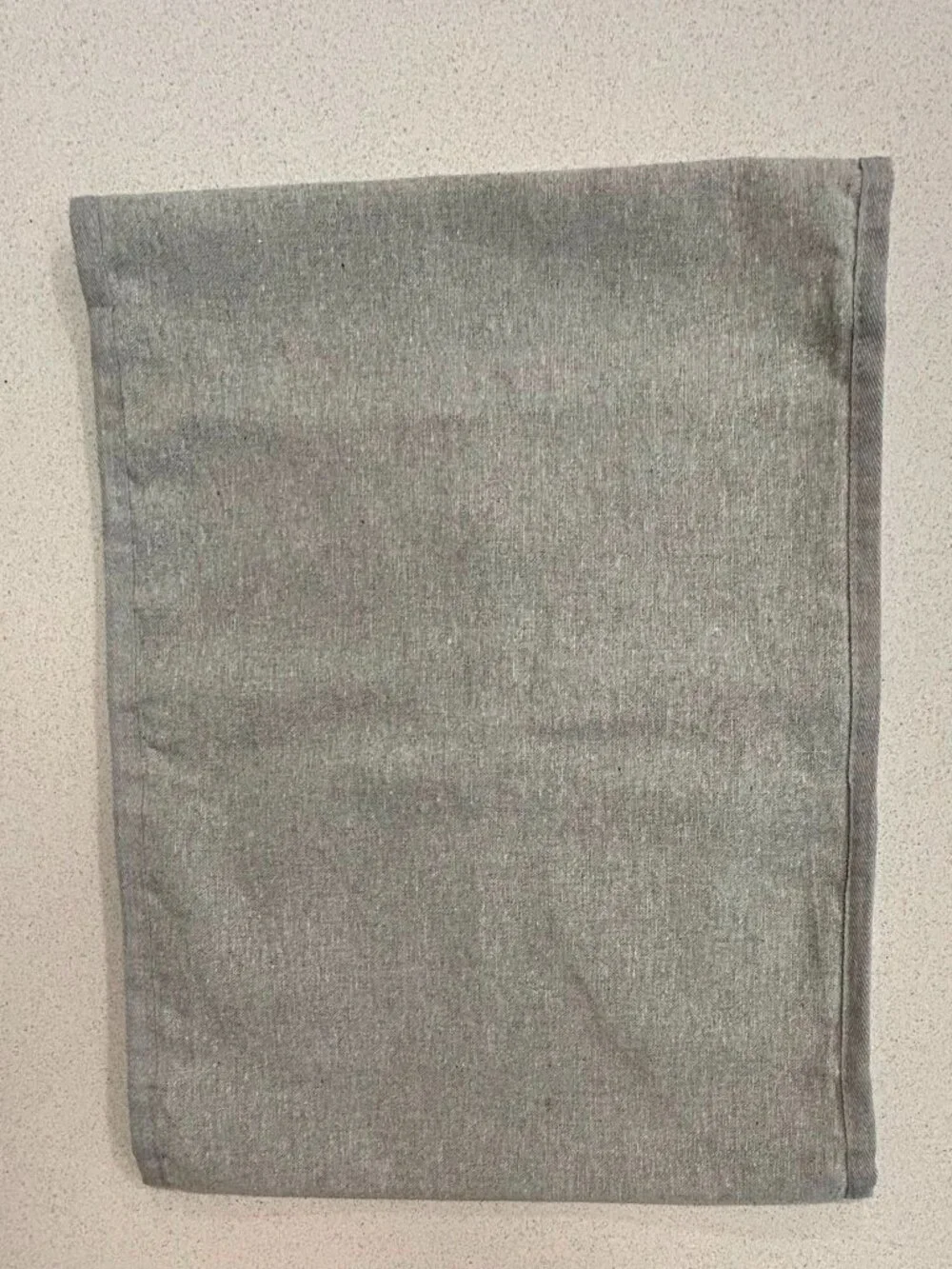 Brunello Cucinelli Gray Garment Dust Bag Drawstring 17x13 Folded 35.5x13 Open.